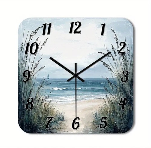 Wanduhr meer strand druck - strand, 2d