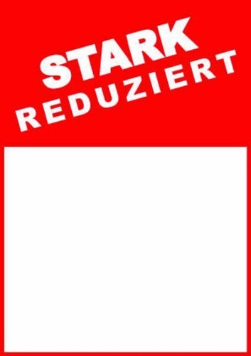 100x werbeschilder stark - 100x, "stark
