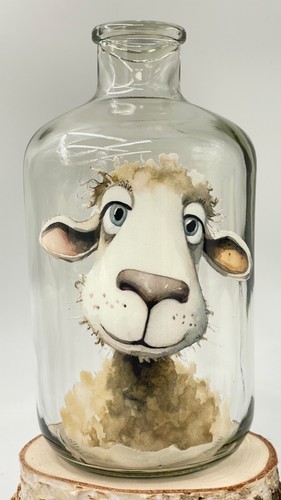 Spardose aus glas - aus,