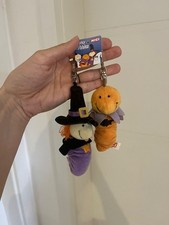 NICI Schlüsselanhänger – Spooky Flibbies Hexe & Kürbis/Vampir mit Fledermaus