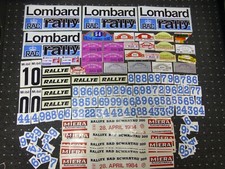 Rallye Aufkleber Lombard RAC Bad Schwartau ADAC Wikinger Hunsrück ADAC Sammlung