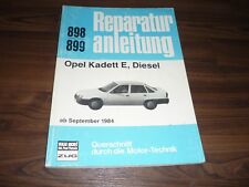OPEL Kadett E Diesel 1984- Motor Getriebe Fahrwerk Elektrik WERKSTATT HANDBUCH