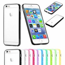 TPU Gel Felge Stoßstange Etui Frostklar Transparente Rückenhaut für iPhone 6s/Plus