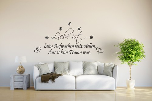 Wandtattoo liebe ist beim - wandtattoo"liebe,