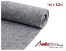 BEZUGSSTOFF FILZ GRAU LAUTSPRECHER BOXEN BASSKISTE usw. 100cm x 120cm TOP!!