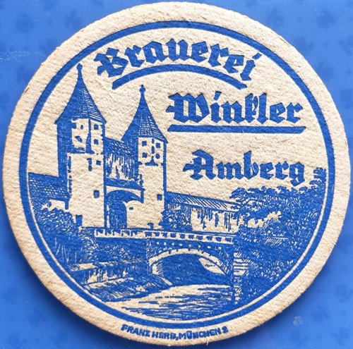 Alter bierdeckel brauerei - alter,