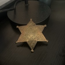 Alt Antik Messing USA Marshal