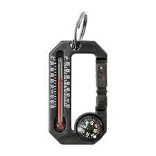 Sun Co. HikeHitch 2: Karabiner mit Thermometer & Kompass