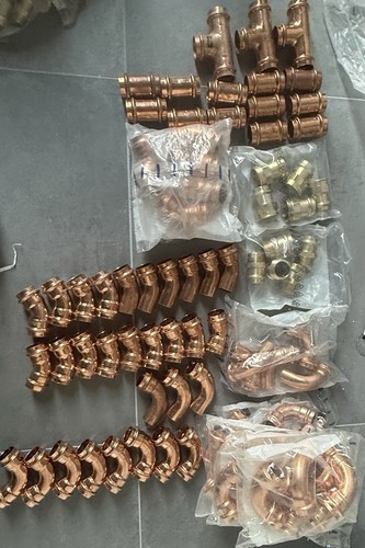 100x kupfer pressfittings - 100x, 28