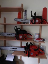 3er-Pack DOLMAR Profi-Motorsägen, neu bis wie neu, Konvolut, aus Privat-Sammlung