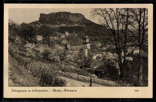 Ansichtskarte königstein - ansichtskarte,