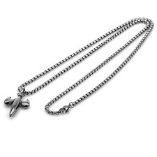 Edelstahl Halskette Figaro