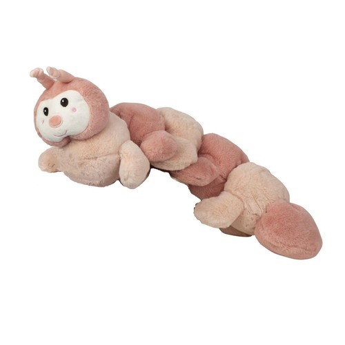 Kuscheltier raupe rosa plüsch - kuscheltier,