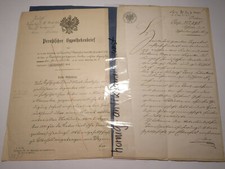 * 1891 preussischer Hypothekenbrief Obligation Transportgesellsch. Elberfeld