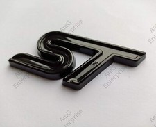 Gloss Shiny Black ST Badge