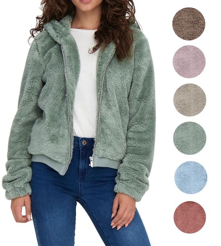 Only damen teddyjacke - only, jacke