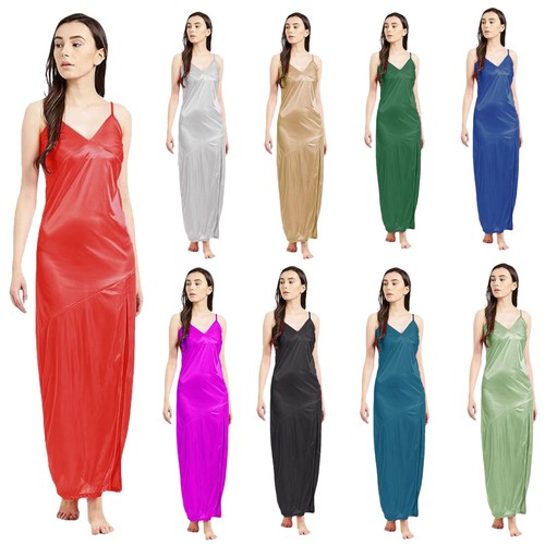 Damen morgenmantel kleid satin - damen,