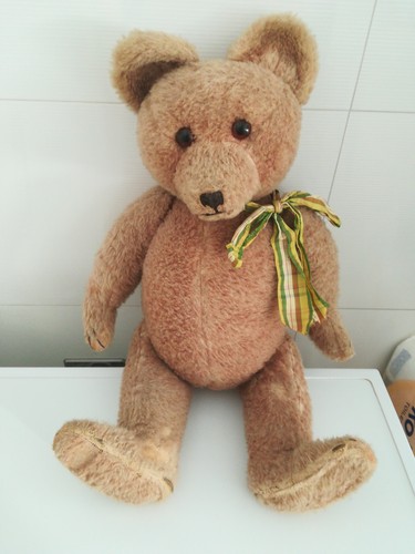 Alter teddybär mit - alter,