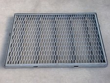 GITTERROST, Fuß Abstreifer Schuh Abtreter Metall verzinkt, mit Zarge, 50 x 35 cm