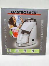 Gastroback Elektrischer Eis-Crusher Eis-Zerkleinerer (41127) 100W #KT4672O-Ü