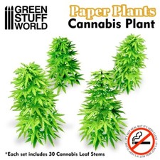 Papierpflanzen - Cannabis -