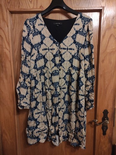 Comma kleid beige - kleid, blau