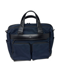 Montblanc Leder Tasche Aktentasche Laptop Tasche mit RFID-Schutz NP:1000€ -M06