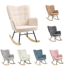 HOMCOM Schaukelstuhl Sessel