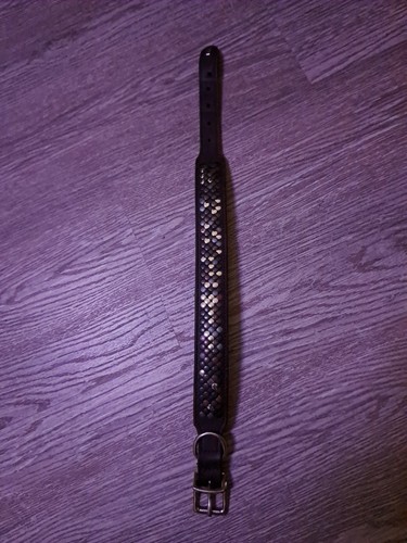 Hundehalsband leder braun - hundehalsband, 55cm