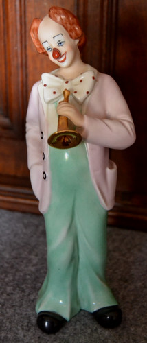Figur clown mit trompete - figur,