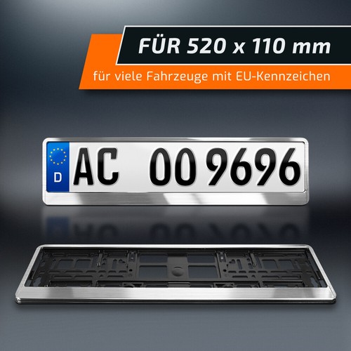Kennzeichenhalter silber - kennzeichenhalter, |