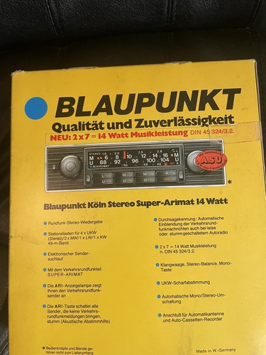 New oldtimer blaupunkt - new,