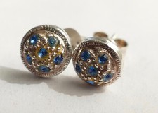 Ohrstecker blaue steine 925 - blaue,