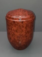 Urne aus Kupfer * Wurzelholzimitat * Handarbeit * 16 cm