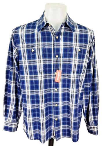 Wrangler herren abendhemd blau - wrangler,