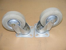 Rarität VORWERK Schwerlast Lenkrolle Dm 120 mm 125 / 37,5 - 50 FL 2 Stück