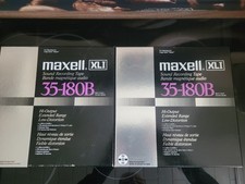 2x Maxell XLI 35-180B Alu-Tonbandspulen 1100m (3600ft) 26,5cm Vintage