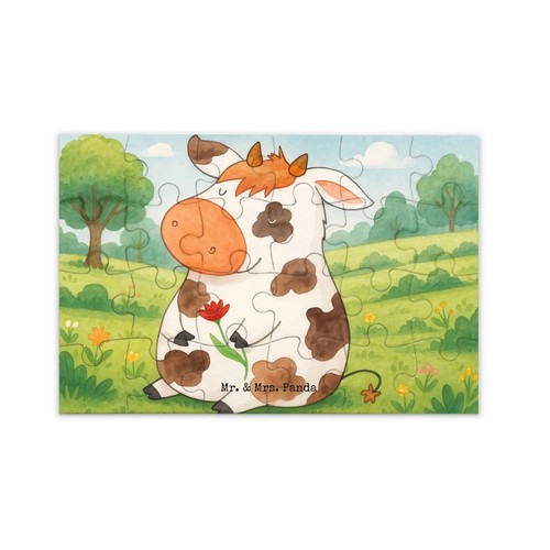 Puzzle kuh design - puzzle, geschenk