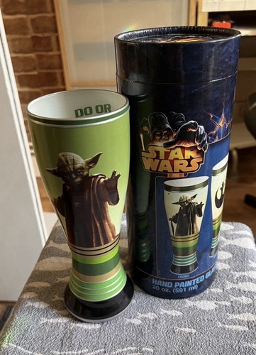 Star wars yoda handbemalt - star, 20oz
