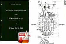 Scannen 7x U-BOOT Typ IX Handbücher (HQ PDF-Datei) 10€ jede Buch