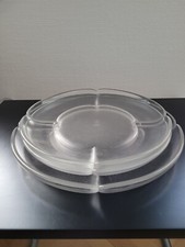 Rosenthal Form ohne Namen studio line Bleikristall Björn Winblad 3 Teller