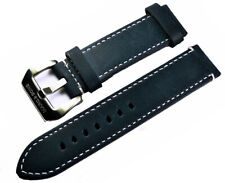 MARC & SONS Lederband, Uhrenarmband blau, 22 mm, Dornschließe Neu