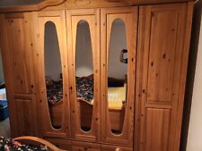 schrank schlafzimmer 5 Türig Front aus Massivholz