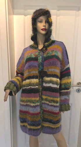 Lagenlook strickjacke unikat - lagenlook,