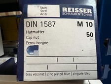 Reisser Hutmutter M10 DIN1587 verzinkt 50Stck  / LiReg2K1
