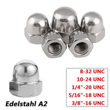 8-32, 10-24, 1/4", 5/16", 3/8"