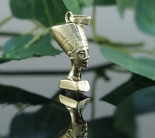 Nofretete Anhänger in 585er / 14 Karat Gelb Gold Wert 580 € XXYY