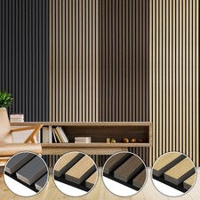 120x60cm Wandpaneele Akustik 3D Holz Akustikpaneele 1-4 Stück Natur Holzpaneele