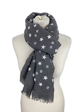 Tuch Schal Halstuch Damen Grau