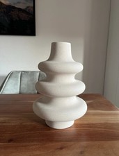 Steingut Vase H&M Wellen groß